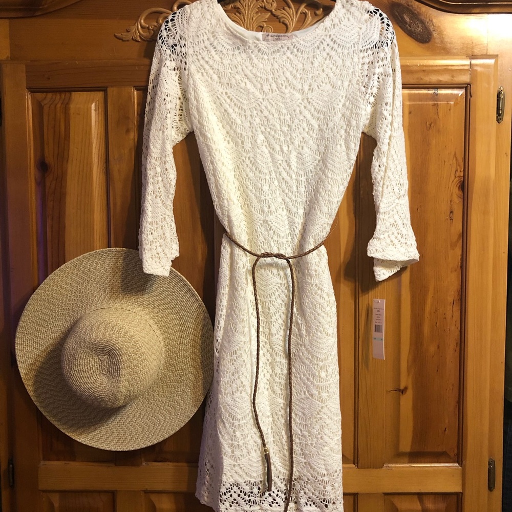 Off White Knit lined dress